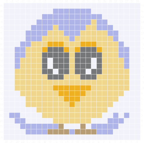 Graph C2C Cute Chic in Shell Easter Crochet Pattern & Graph