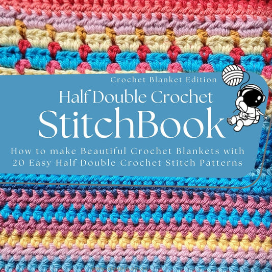 All-in-One HDC Crochet Blanket Stitch Pattern Book – 20 Designs (PDF Download)